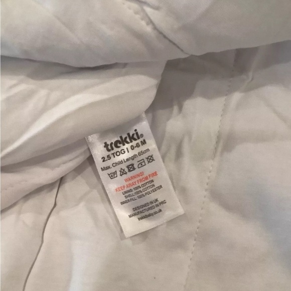 5 Trekki Baby Sleep Sack Bag 2.5 TOG Blue Forest Cotton Sleep Bag Nwt 0-6 Months - Picture 5 of 12